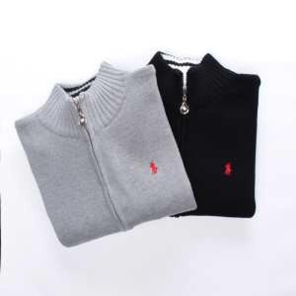 大人気！ 2026秋冬 Polo Ralph Lauren ポロ ラルフローレン パーカーニットカーディガン 2色可選