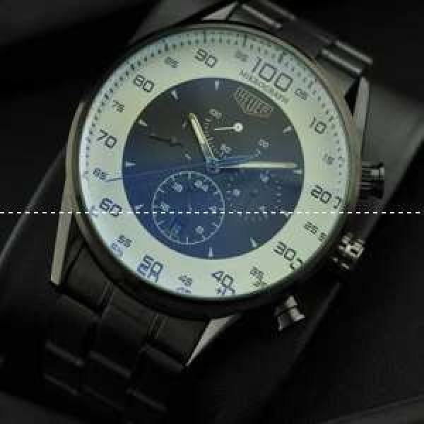 タグホイヤー【TAG HEUER】 メンズ腕時計 自動巻き 日付表示 月付表示 サファイヤクリスタル風防 43.85mm BLACK.208.