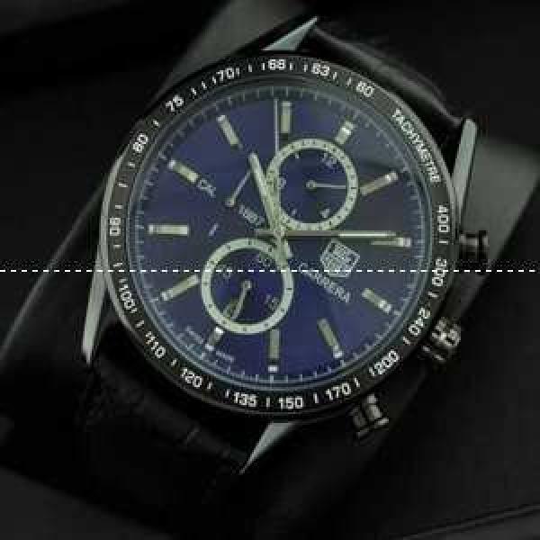自動巻き 5針クロノグラフ タグホイヤー【TAG HEUER】 メンズ腕時計 日付表示 月付表示 サファイヤクリスタル風防 43.75mm.208.