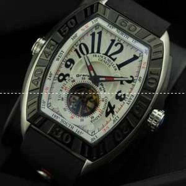 FRANCK MULLER フランクミュラー メンズ腕時計 自動巻き 2針 Tourbillon 夜光効果 サファイヤクリスタル風防.212.