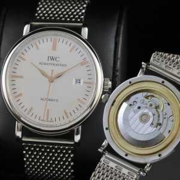 スイスムーブメント 3針  自動巻き 日付表示 夜光効果  男性用腕時計 IWC クオーツ メンズ腕時計.209.