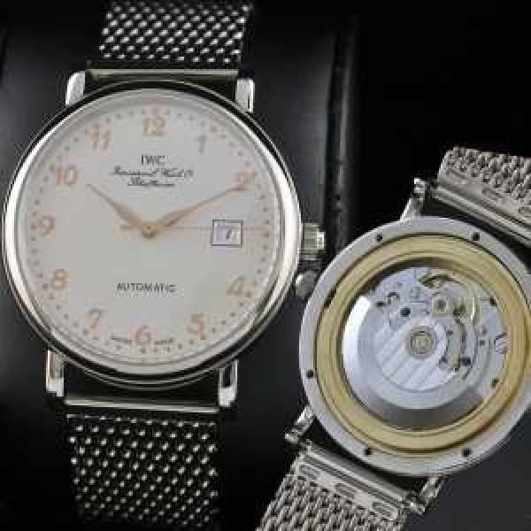 自動巻き スイスムーブメント 3針 大人気   自動巻き 日付表示 夜光効果  男性用腕時計 IWC クオーツ メンズ腕時計.209.