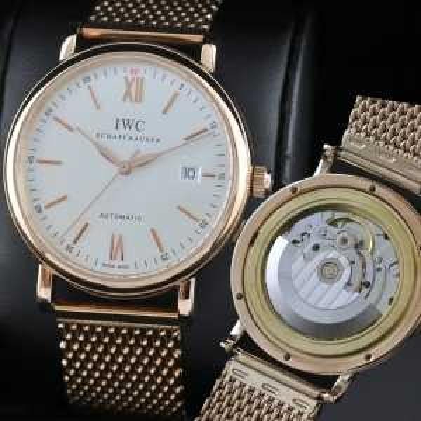 自動巻き スイスムーブメント 3針 大人気   自動巻き 日付表示 夜光効果  男性用腕時計 IWC クオーツ メンズ腕時計.209.