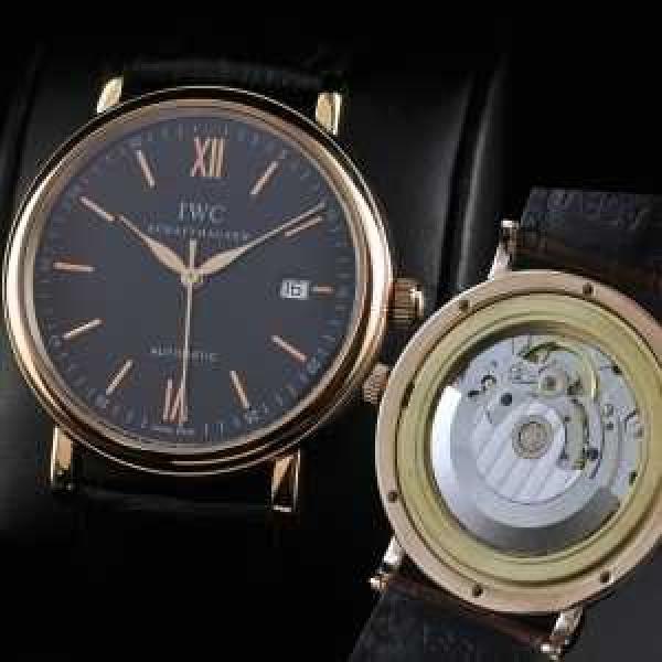 スイスムーブメント 3針  自動巻き 日付表示 夜光効果  男性用腕時計 IWC クオーツ メンズ腕時計.209.