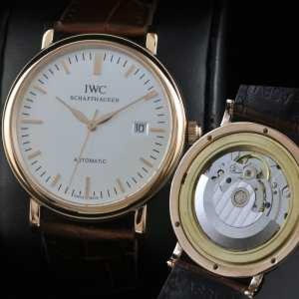 スイスムーブメント 3針 大人気   自動巻き 日付表示 夜光効果  男性用腕時計 IWC クオーツ メンズ腕時計.209.
