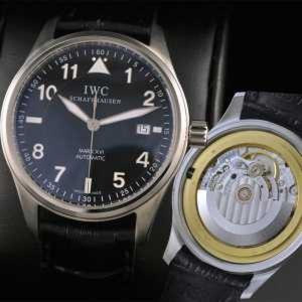 スイスムーブメント 3針  自動巻き 日付表示 夜光効果  男性用腕時計 IWC クオーツ メンズ腕時計.209.
