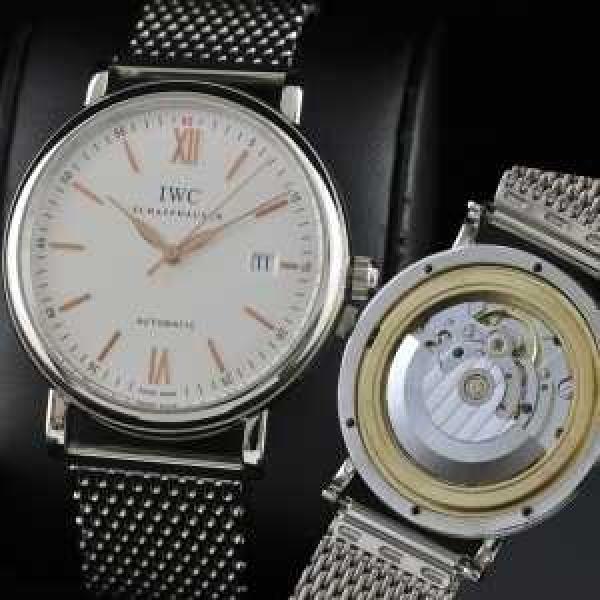 夜光効果   大人気 スイスムーブメント 3針  自動巻き 日付表示   男性用腕時計 IWC クオーツ メンズ腕時計.209.
