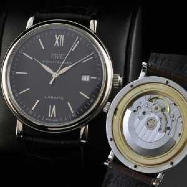 日付表示 新入荷 スイスムーブメント 3針  自動巻き  夜光効果  男性用腕時計 IWC クオーツ メンズ腕時計.209.