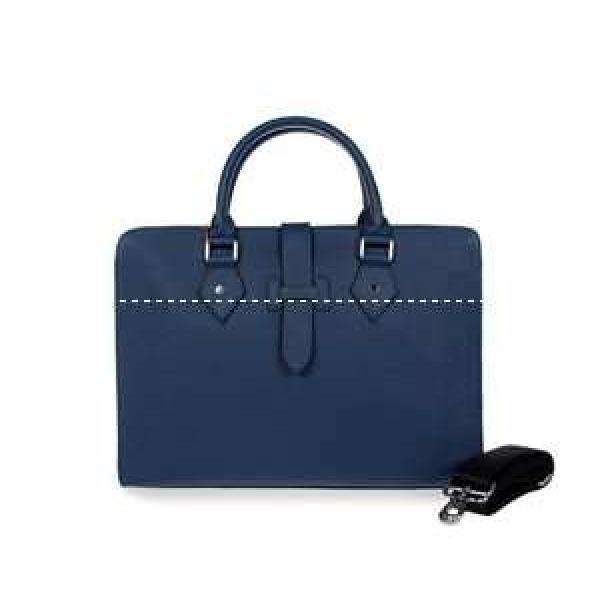 大人気☆NEW!! HERMES-エルメス メンズ バッグ 手持ち&amp;ショルダー掛け ブルー.60.