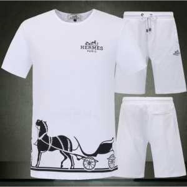 入手困難 ★ 2026春夏 エルメス 半袖 Tシャツ セットアップ上下