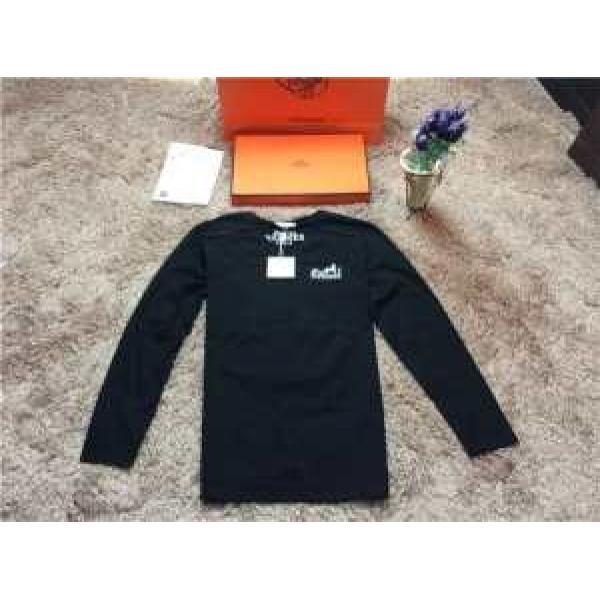 2026秋冬【激安】 HERMES エルメス  Vネック  長袖 Tシャツ
