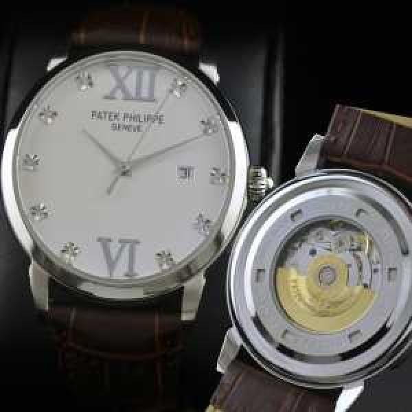 新入荷 自動巻き スイスムーブメント  PATEK PHILIPPE パテックフィリップ  メンズ腕時計.206.