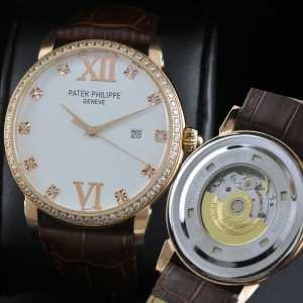 新入荷 自動巻き スイスムーブメント  PATEK PHILIPPE パテックフィリップ  メンズ腕時計.206.