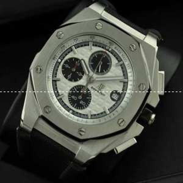 Audemars Piguetオーデマピゲ 腕時計 日本製クオーツ 6針クロノグラフ 日付表示 夜光効果.203.