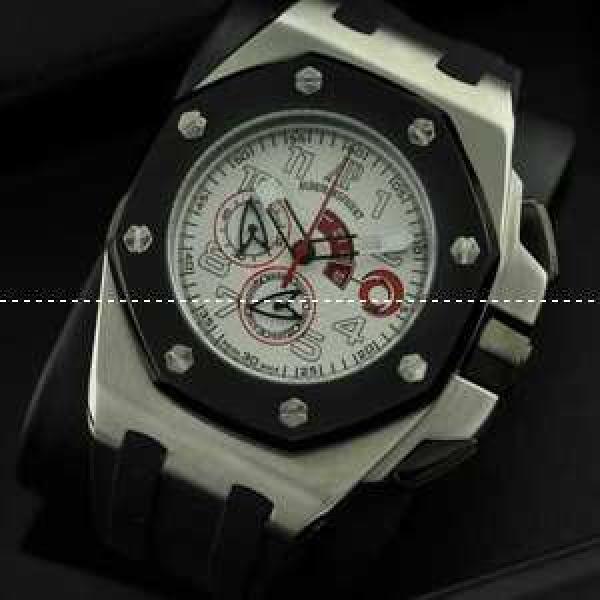 Audemars Piguetオーデマピゲ 腕時計 日本製クオーツ 5針クロノグラフ レザー 日付表示.203.