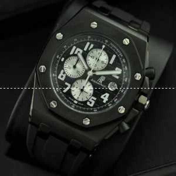 日本製クオーツ Audemars Piguetオーデマピゲ 腕時計 6針クロノグラフ 日付表示.203.