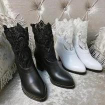 秋冬 2026 人気商品 alexander mcqueen アレキサンダー マックイーン 低めのヒール レディース ョートブーツ 2色可選