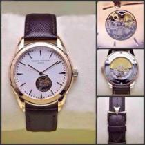 2026秋冬 SALE開催 Vacheron Constantin バセロン コンスタンチン サファイヤクリスタル風防 機械式ムーブメント90S5 本革ベルト高級腕時計.184.