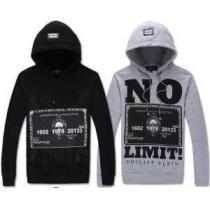 完売品！ 2026春夏 PHILIPP PLEIN フィリッププレイン フード付 長袖 Tシャツ 2色可選 4818A