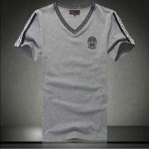 2026春夏  VERSACE ヴェルサーチ 人気商品 Vネック 半袖 Tシャツ 2色可選