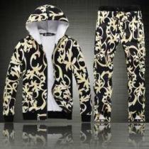 美品！ 2026秋冬 VERSACE ヴェルサーチ パーカー  セットアップ上下 2色可選