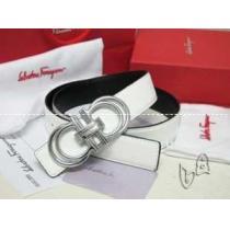 2026-14新作 フェラガモ FERRAGAMO ベルト 最高ランク 本革（牛皮）ホワイト