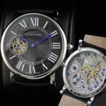 大人気  半自動卷  CARTIER カルティエ 男性用腕時計 日本製クオーツ 2針  44mm  メンズ腕時計.199.