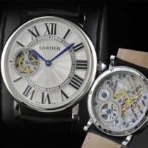 日本製クオーツ 2針新入荷 半自動卷  CARTIER カルティエ 男性用腕時計   44mm  メンズ腕時計.199.