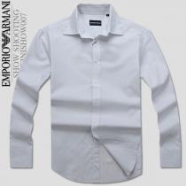 人気商品 ARMANI アルマーニ 長袖シャツ WHITE