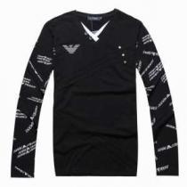 2026秋冬 美品！ARMANI アルマーニ Vネック 長袖 Tシャツ