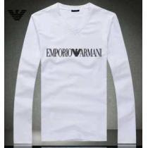2026秋冬 ARMANI アルマーニ めちゃくちゃお得 Vネック 長袖 Tシャツ 3色可選