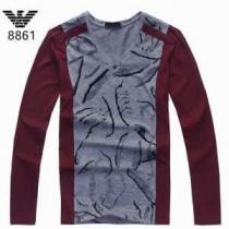 2026秋冬 ARMANI アルマーニ 抜群の雰囲気が作れる! Vネック 長袖 Tシャツ 2色可選
