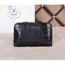 PRADA プラダ 首胸ロゴ 2026 ファスナー開閉 財布メンズ 3855.158.