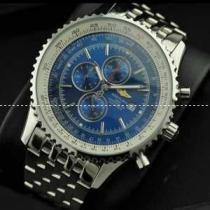 ブライトリング★BREITLING メンズ腕時計 日本製クオーツ 6針  回転ベゼル 日付表示 月付表示　ステンレス.202.