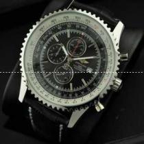 ブライトリング★BREITLING　クロノグラフ メンズ腕時計　レザー.202.