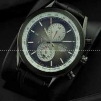 タグホイヤー【TAG HEUER】 メンズ腕時計 自動巻き 5針クロノグラフ 日付表示 月付表示 44.10mm ブラック.208.