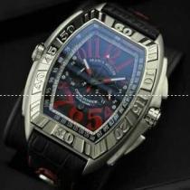 日本製クオーツ 夜光効果 FRANCK MULLER  フランクミュラー メンズ腕時計 日付表示 シルバー.212.