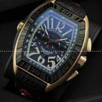 今季セールFRANCK MULLER  フランクミュラー メンズ腕時計 5針 日付表示 夜光効果 レザー.212.