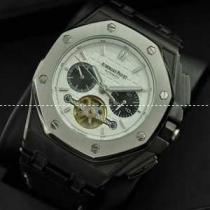 自動巻き Audemars Piguetオーデマピゲ 腕時計 5針トゥールビヨン クロノグラフ 日付表示 レザー.203.