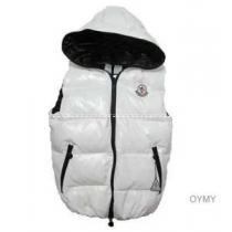 モンクレール ダウン MONCLER メンズダウンベスト ホワイト