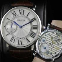 高級腕時計 半自動卷  CARTIER カルティエ 男性用腕時計 日本製クオーツ 2針  44mm  メンズ腕時計.199.