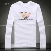 ARMANI アルマーニ 2026-14秋冬新作 長袖Tシャツ 首胸大きいロゴ 4色可選