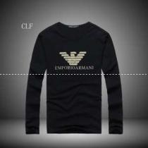 ARMANI アルマーニ 2026-14秋冬新作 長袖Tシャツ 首胸大きいロゴ 3色可選