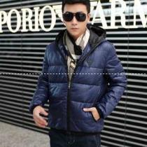 新入荷 ARMANI アルマーニ 2026-14秋冬新作 ダウンジャケット NAVY