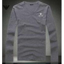 2026秋冬 ARMANI アルマーニ SALE開催  Vネック 長袖 Tシャツ 3色可選