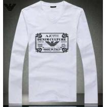 2026秋冬 希少 ARMANI アルマーニ Vネック 長袖 Tシャツ 3色可選