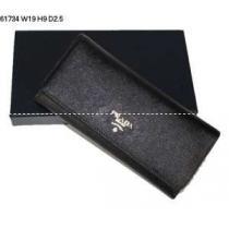 最高ランクPRADA プラダ二つ折り小銭入れ 長財布.158.