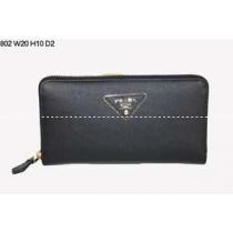 最高ランクPRADA プラダ二つ折り小銭入れ 長財布.158.