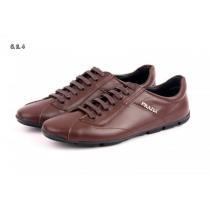 新作登場 2026-14秋冬新作 PRADA プラダ カジュアルシューズ 靴 BROWN