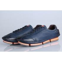 人気商品 2026-14秋冬新作 PRADA プラダ ビジネスシューズ 靴 NAVY